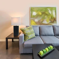 Conceptions Elégantes Lampe de table moderne en cuir avec abat-jour en tissu blanc