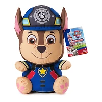 PAW Patrol: Fire Rescue Chase Swisheez Plush Toy, Squishy Stuffed Animal for Kids Ages 3+, PAW Patrol Fire Rescue Chase Swisheez Plush, Official Toy from the Hit Cartoon, Squishy Stuffed Animal for Ages 3 and Up, 10”