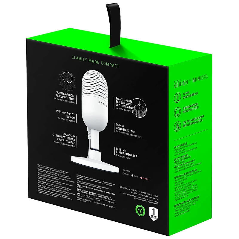 Razer Seiren V3 Mini - White pour (PC)