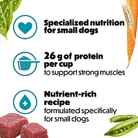 Beneful IncrediBites for Small Dogs with Real Beef, Dry Dog Food, 1.6-7 kg