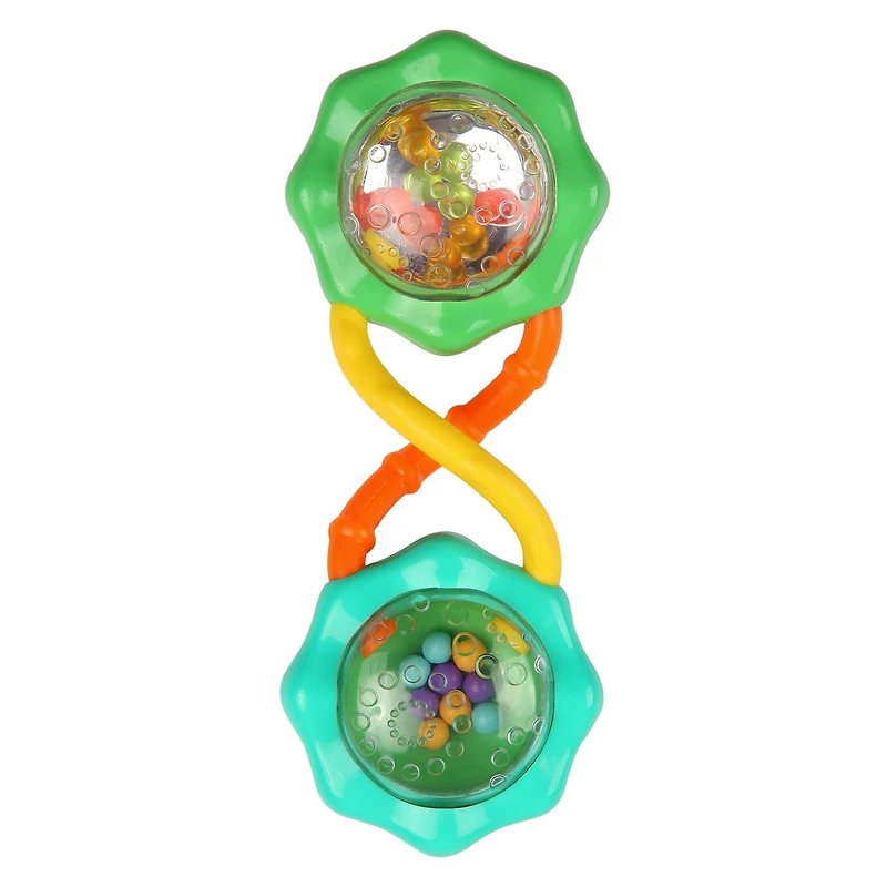 Bright Starts Rattle & Shake Barbell Toy, 0 to 12 months