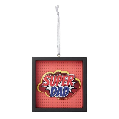 Holiday Time Super Dad Ornament