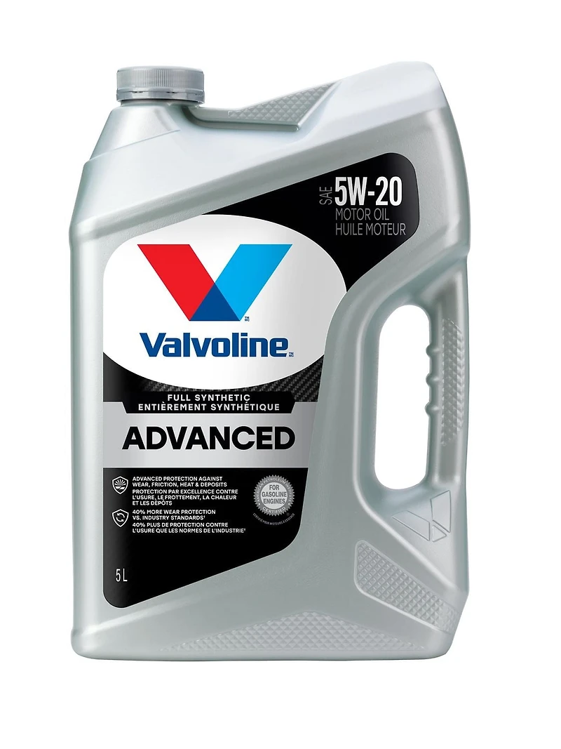 Valvoline Advanced Full Synthetic 5W20 Motor Oil 3X5L