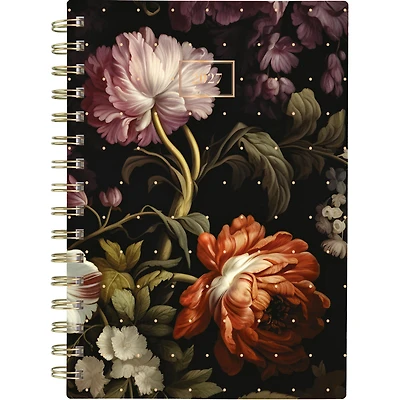 2027 Cambridge® Midnight Garden Peony Small Weekly and Monthly Planner