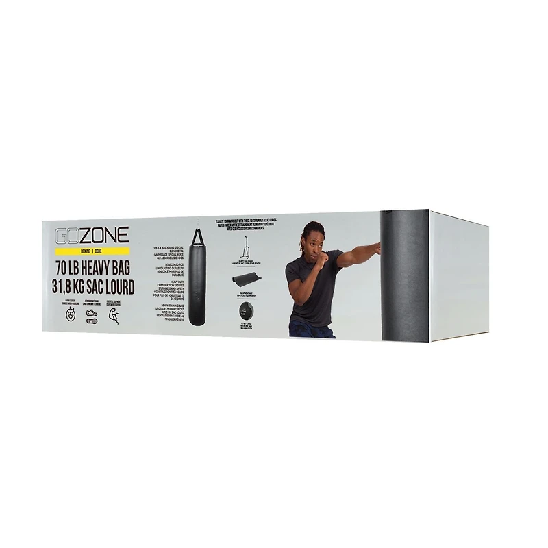 Sac lourd 70 lb GoZone – Noir