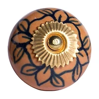 KNOB-IT VINTAGE HANDPAINTED CERAMIC KNOBS (12-Pack) KI1224