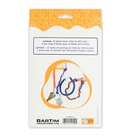 TINY HANDS Ensemble de lacets en plastique translucide — 12 couleurs, 125 m, âge 6+ PLASTIC LACE TRANSLU