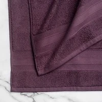 hometrends Solid Bath Towel 6-Piece Set, Purple