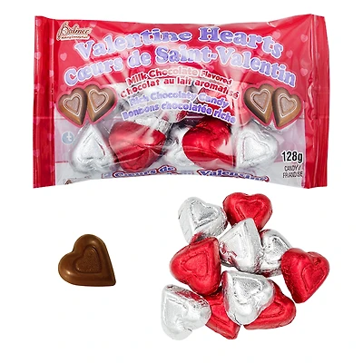 Sachet de cœurs au saveur de chocolat
