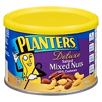 Planters Noix Melangees Deluxe salees Planters Noix Melangees Deluxe salees 40% de noix de cajou