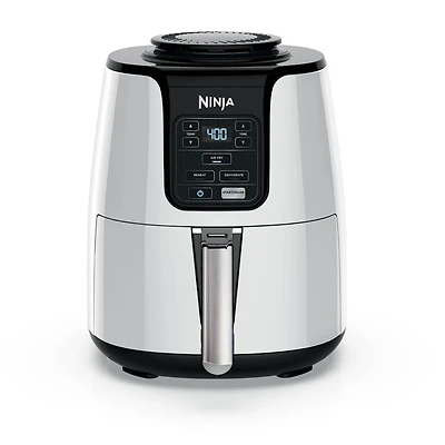 Ninja, 4-Quart Air Fryer, White, 1550W, Non-stick basket, AF100CWH