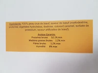 Masters Best Friend Beef Flavor Rawhide Strips Dog Treats