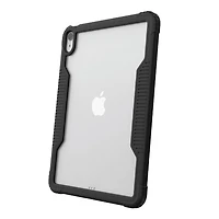 Onn. Slim Rugged Tablet Case for iPad (A16), iPad (10th generation) - Black/Clear, 6 ft. Drop Protection