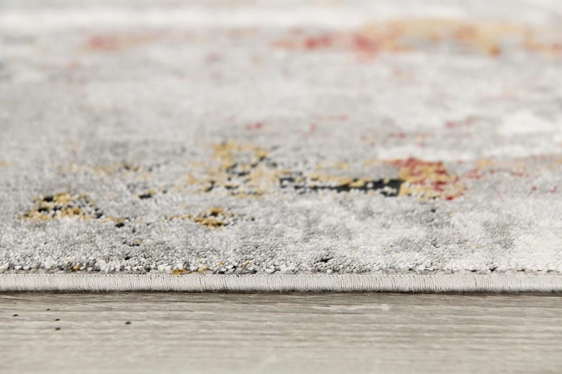 Rug Branch Capri Collection Tapis de couloir abstrait moderne Multicolore