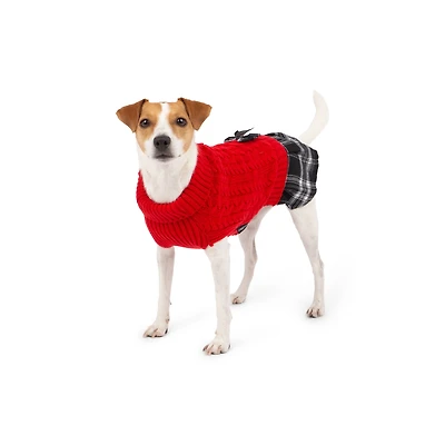 One Paw, Pull Robe de Fête, Pull pour chien, Jupe intégrée ONEPAW EX PULL DE VACANCES