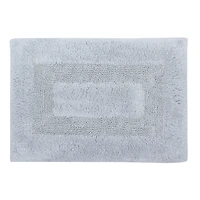 Tapis de bain Mainstays Racetrack 100% Coton Gris, 17" x 24" Tapis de bain antidéparant