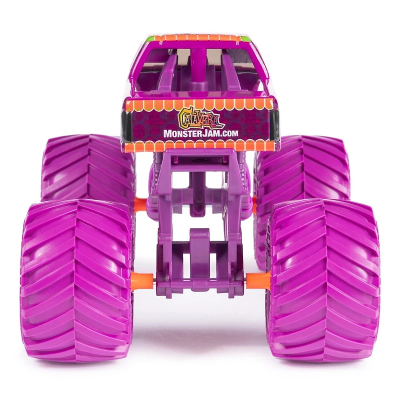 Monster Jam, Monster truck Calavera officiel, véhicule en métal moulé à collectionner, échelle 1:24, jouets pour garçons à partir de 3 ans
