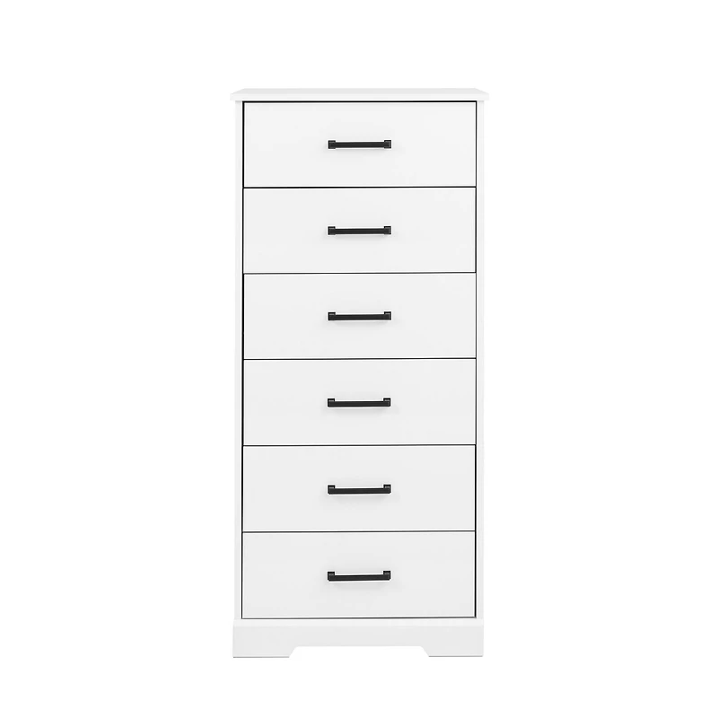 Prepac Rustic Ridge 6 Drawer 18.5"D x 23.75"W x 51.5"H Dresser