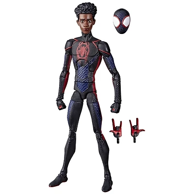 Marvel Legends Series, Spider-Man: Across the Spider-Verse (Partie 1), figurine Miles Morales de 15 cm, 3 accessoires