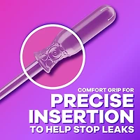 Tampax Radiant Tampons, with LeakGuard Braid, Regular Absorbency, Unscented, 14CT