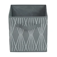 Panier de rangement en tissu Mainstays - Pliable, idéal pour la chambre d'enfant, la salle de jeux, le placard et l'organisation de la maison Taille assemblé : 26.7cmx26.7cmx27.9cm; Plusieurs couleurs en option.