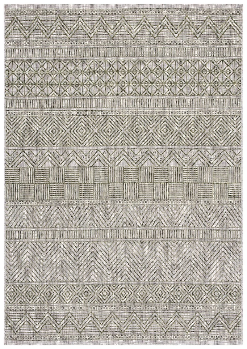 SAFAVIEH Courtyard Altan Tapis Intérieur/Extérieur à Chevrons