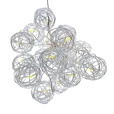 Holiday Time BO 18 LED Wire Ball Garland