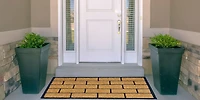 Extra Large Non-Slip Rubber Coir Door Mat – 24 Inch x 36 Inch, Durable for Outdoor/Indoor Use