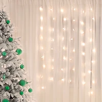 Danson Décor 64 Lumieres Blanc Chaud Rideau d'Etoile 64 LUMIERES BLANC CHAUD RIDEAU D'ETOILE