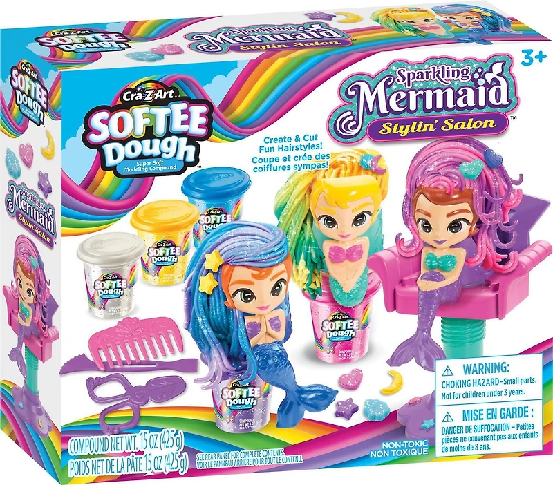 SofteeDough Sparkling Mermaid Stylin' Salon