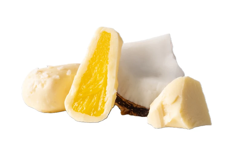 TruFru Pina Colada 6oz Nature's Pineapple Frozen Fresh in White Chocolate & Coconut