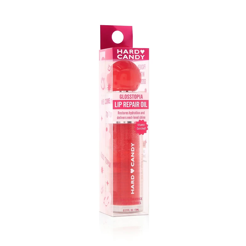 Hard Candy, Glosstopia Lip Repair Oil, Next Level Shine, Restores Hydration, 5mL