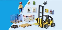 Playmobil Forklift truck with cargo