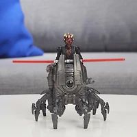 Star Wars Mission Fleet Gear Class Darth Maul Sith Probe Pursuit 2.5-Inch-Scale Figure and Vehicle, Toys for Kids Ages 4 and Up