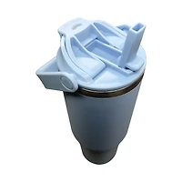 MAINSTAYS 30oz acier inoxydable Tumbler bleu, taille: 9,48 pouces (H) * 3,14 pouces (Dia) MAINSTAYS 30oz acier inoxydable Tumbler bleu