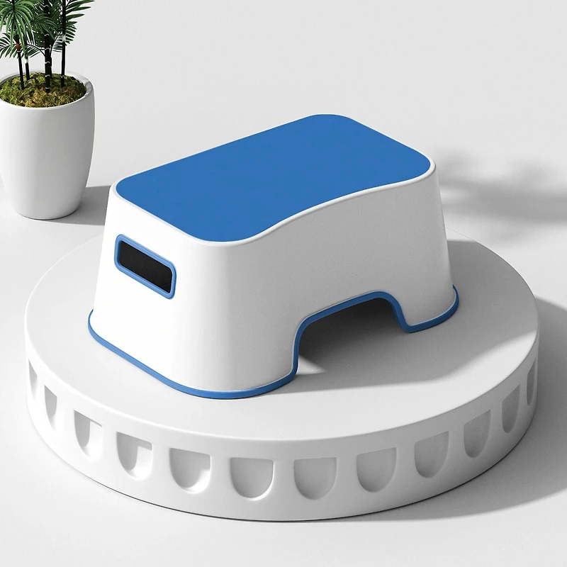 Tabouret MS KIDS Bleu/Blanc Tabouret Enfant