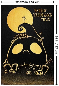 Disney Tim Burton's The Nightmare Before Christmas - Hero Wall Poster, 22.375" x 34"
