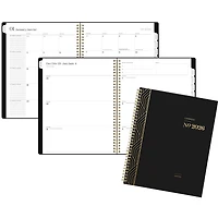 Agenda hebdomadaire Cambridge Workstyle Classic Black 2026, grand format Agenda