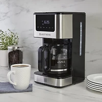 West Bend 12 Cup Hot & Iced Coffee Maker, in Stainless Steel (CMWB12BK13)