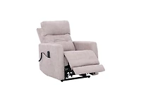 Topline Home Furnishings Power Lift Recliner with Adjustable Headrest