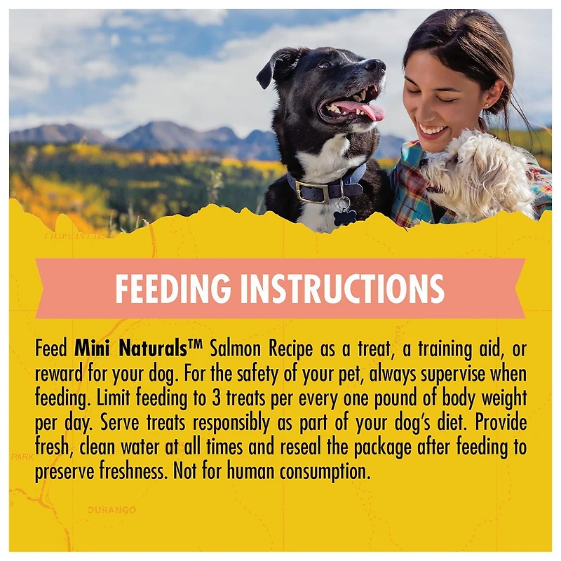 Zuke's Mini Naturals Tender Bites Salmon Recipe, Dog Treats, 170-454 g