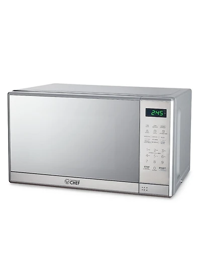 Micro-ondes Commercial Chef de 0,7 pi³ avec 10 niveaux de puissance, micro-ondes de 700 W avec affichage numérique, micro-ondes de comptoir