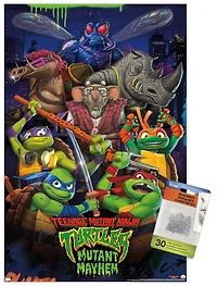 Teenage Mutant Ninja Turtles: Mutant Mayhem - Group Wall Poster