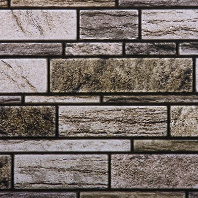 Truu Design 3D Brown Brick Self-Adhesive Peel and Stick Wall Tiles
