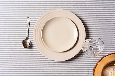 Nappe à rayures bistrot 100 % coton Fabstyles