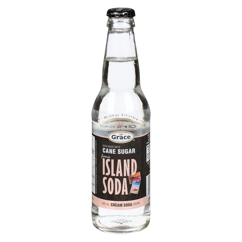 Grace Island Cream Soda, 355ml Bottle, Grace Island Cream Soda, 355ml Bottle