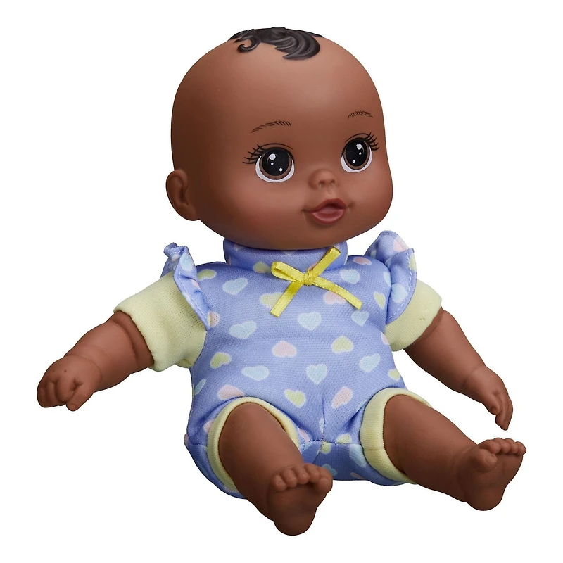Mini poupée bébé douce, 8", afro-américaine