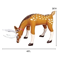 Occasions Noël Blow-Up Renne gonflable de 4 pieds, style pâturage
