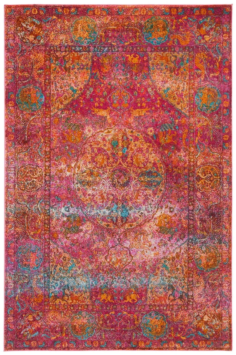 SAFAVIEH Luxor Metha Floral Bordered Area Rug