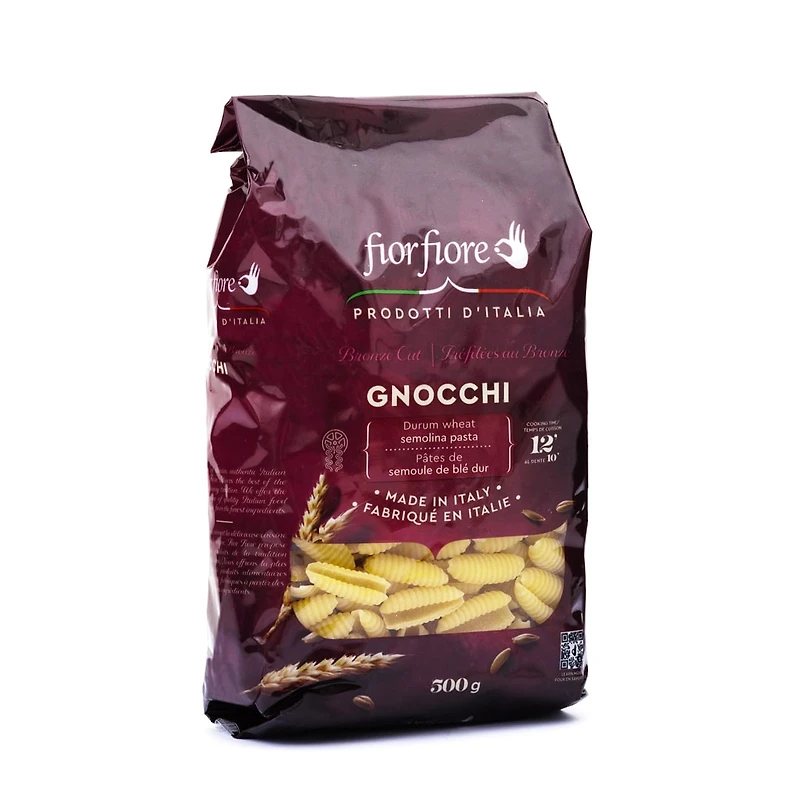 Fiorfiore 12,5% protéine bronze dessiné Gnocchi Pâtes 500 g (17,6 oz) 12,5% protéine